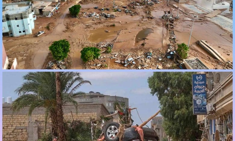 إعصار دانيال بليبيا وزلزال المغرب