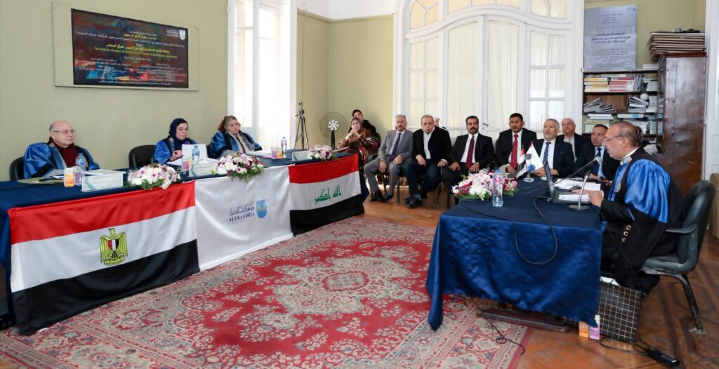 جامعة الإسكندرية تمنح عقيل فائق السعود درجة الدكتوراه
