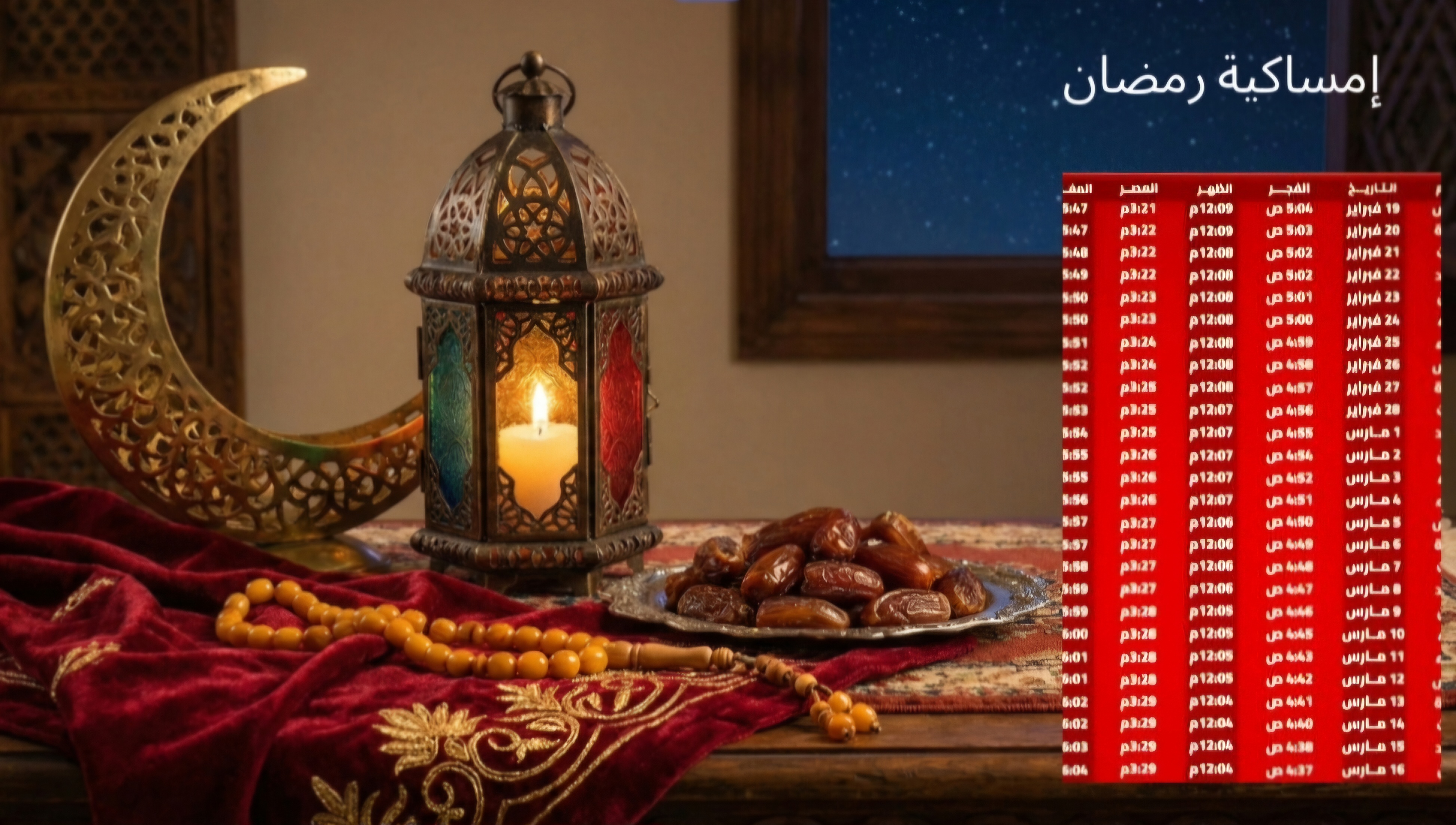 إمساكية رمضان