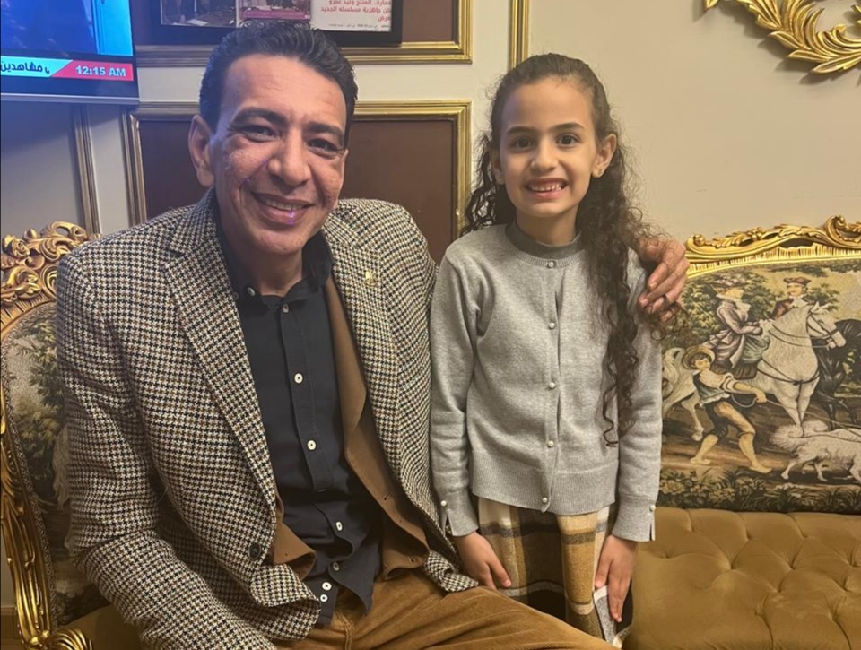 الطفلة جونير سامح والمنتج وليد عمرو