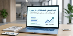كيف تظهر في الصفحة الأولى على جوجل؟ دليل تصدر نتائج البحث